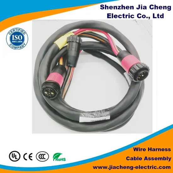 태양광 인버터 신에너지 장비용 맞춤형 OEM 압착 커넥터 케이블 어셈블리 와이어 하네스 배선 세트